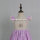 purple cotton poplin hand embroidery baby girl dresses